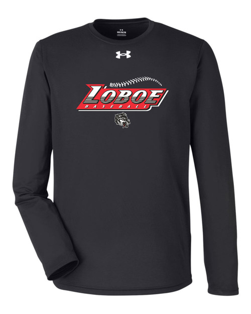 Loboe Baseball 1376843 Under Armour Men's Team Tech™ Long Sleeve T-Shirt (Black) Loboe Baseball
