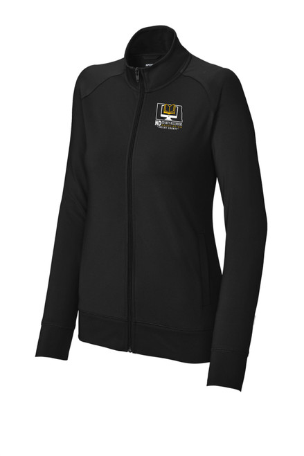 ND County Recorders LST857 Sport-Tek® Women's Sport-Wick® Stretch Full-Zip Cadet Jacket
