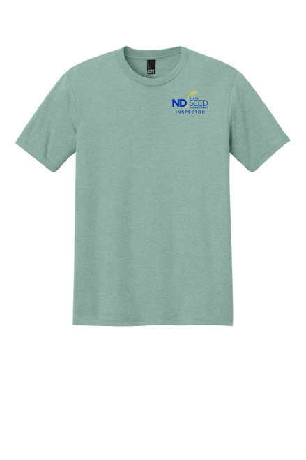 ND State Seed DM130 District® Perfect Tri® Tee (Heathered Dusty Sage)