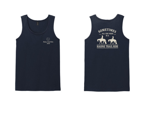 Hahne Trail Ride 64200 Gildan® Softstyle® Tank Top (Navy)