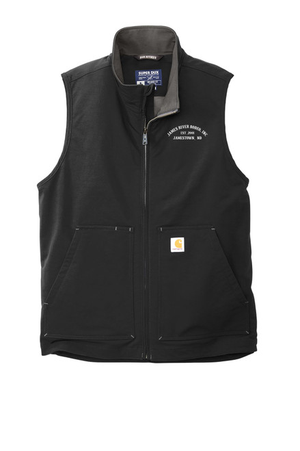 James River Rodeo CT105535 Carhartt® Super Dux™ Soft Shell Vest (Black)