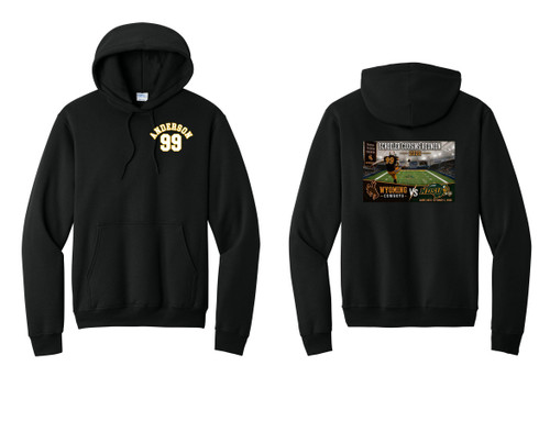 Schoeler Reunion PC78H Port & Co™ Core Fleece Pullover Hooded Sweatshirt (Black)