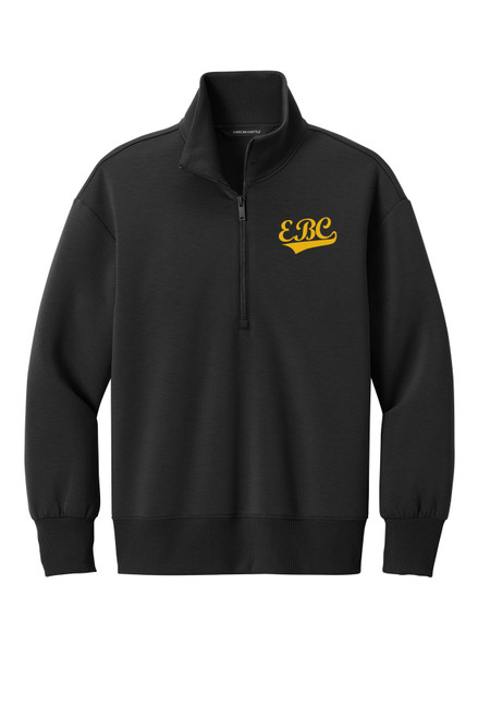 EBC Booster MM3101 Mercer+Mettle® Women’s Soft Spacer Quarter-Zip (Black)