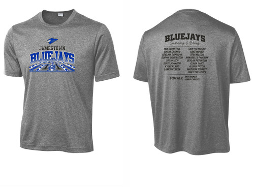 JHS Swimming and Diving ST360 Sport-Tek® Heather Contender™ Tee (Vintage Heather)