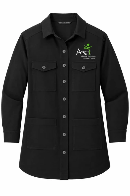 Apex MM2021 Mercer+Mettle Women’s Long Sleeve Twill Overshirt