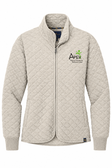 Apex BB18213 Brooks Brothers Women’s Diamond Quilt Full-Zip