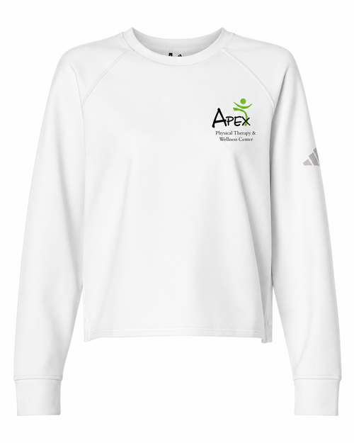 Apex Adidas A1014 Women's Beyond Side-Snap Crewneck Sweatshirt