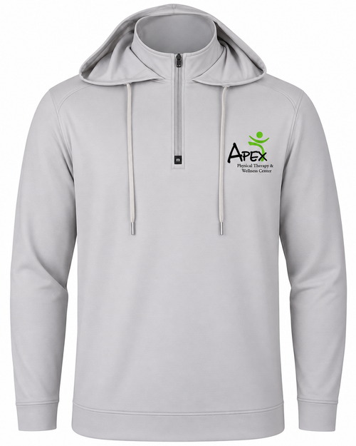 Apex SWV600 Unisex Vandyke Quarter-Zip Hooded Pullover