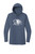 BCN Apparel DT671 District Ladies Featherweight French Terry Hoodie (Washed Indigo)