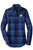 BCN Apparel LW668 Port Authority Ladies Plaid Flannel Tunic (Royal-Black) BCN Apparel LW668 Port Authority Ladies Plaid Flannel Tunic (Royal-Black)