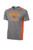 Gackle Streeter ST361 Sport-Tek® Heather Colorblock Contender™ Tee (Vintage Heather-Deep Orange)