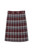 St. Johns Academy Mass Day Youth Girls 1690 Below The Knee Plaid Pleated Skirt (Burgundy Plaid)