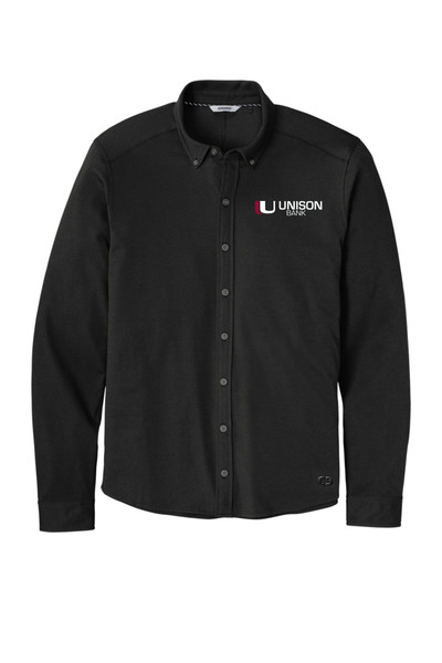 Unison Bank OG145 Unisex Code Stretch Long Sleeve Button-Up