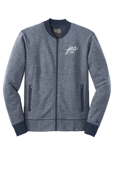 JEA NEA503 Unisex French Terry Baseball Full Zip (True Navy Twist-True Navy) JEA NEA503 Unisex French Terry Baseball Full Zip (True Navy Twist-True Navy)