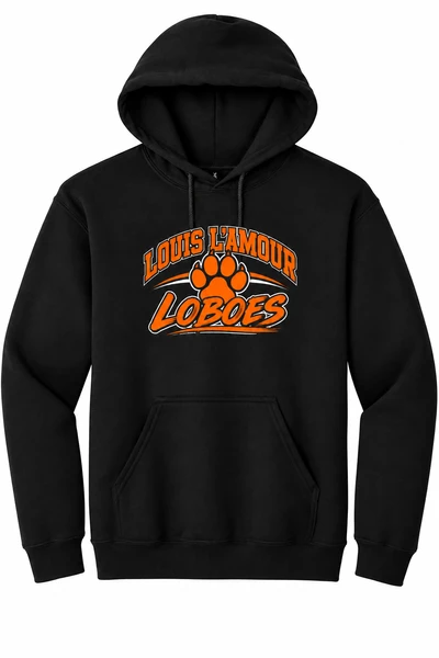 Louis L'Amour Elementary 18500 Unisex Heavy Blend Hoodie (Black)