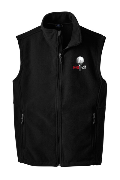 LaMoure Golf F219 Unisex Value Fleece Vest (Black)