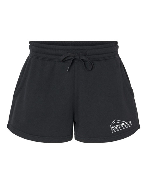 Hometown Credit Union PRM20SRT Ladies Lightweight California Wave Wash Sweatshorts