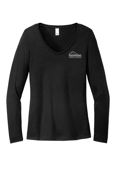 Hometown Credit Union DT135 Ladies Perfect Tri Long Sleeve V-Neck Tee Hometown Credit Union DT135 Ladies Perfect Tri Long Sleeve V-Neck Tee