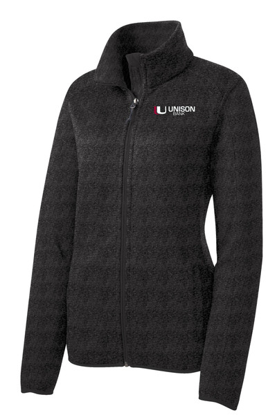 Unison Bank L232 Ladies Sweater Fleece Jacket  Unison Bank L232 Ladies Sweater Fleece Jacket