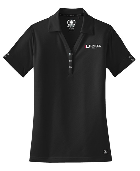 Unison Bank LOG105 ladies Ogio Glam Polo  Unison Bank LOG105 ladies Ogio Glam Polo