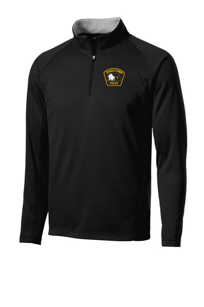 JMST Police Department F243 Unisex Sport-Tek Sport-Wick Fleece Quarter Zip Pullover (Alternate Pocket Logo-No Sleeve) JMST Police Department F243 Unisex Sport-Tek Sport-Wick Fleece Quarter Zip Pullover (Alternate Pocket Logo-No Sleeve)