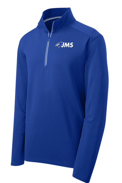 JMS Staff ST860 Sport-Tek Unisex Sport Wick Textured Quarter Zip Pullover (True Royal) JMS Staff ST860 Sport-Tek Unisex Sport Wick Textured Quarter Zip Pullover (True Royal)