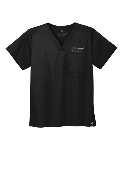 DRMC WW3160 WonderWink Unisex WorkFlex Chest Pocket V-Neck Top
