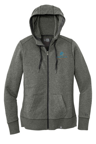 Harvestone LNEA502 New Era Ladies French Terry Full Zip Hoodie