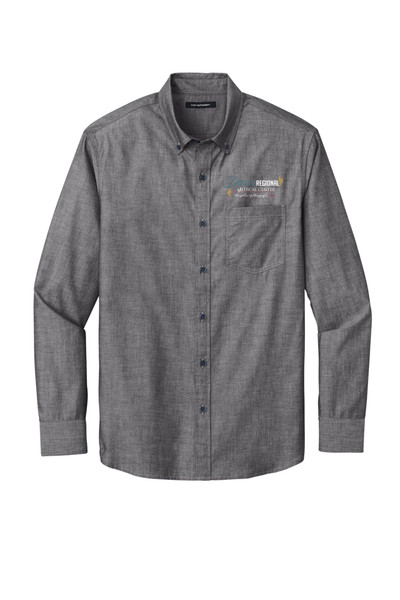 DRMC W382 Port Authority Unisex Long Sleeve Chambray Easy Care Shirt DRMC W382 Port Authority Unisex Long Sleeve Chambray Easy Care Shirt