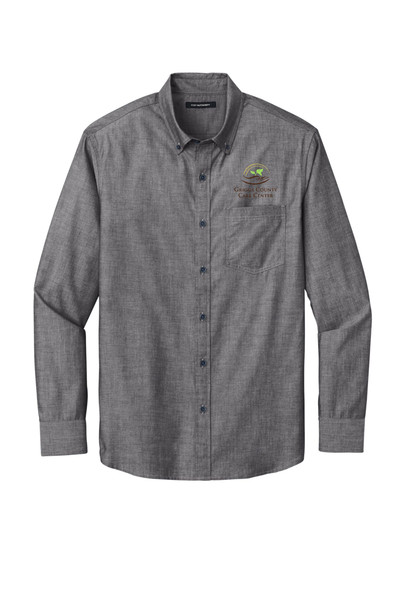 GCCC W382 Port Authority Unisex Long Sleeve Chambray Easy Care Shirt GCCC W382 Port Authority Unisex Long Sleeve Chambray Easy Care Shirt