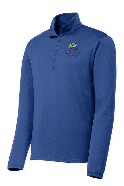 GCCC ST357 Sport-Tek Unisex PosiCharge Competitor Quarter Zip Pullover (True Royal)