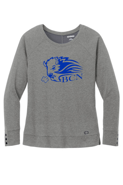 BCN Apparel LOG150 OGIO Ladies Command Long Sleeve Scoop Neck (Gear Grey) BCN Apparel LOG150 OGIO Ladies Command Long Sleeve Scoop Neck (Gear Grey)
