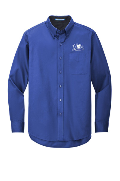 BCN Apparel S608 Port Authority Unisex Long Sleeve Easy Care Shirt (Royal-Classic Navy) BCN Apparel S608 Port Authority Unisex Long Sleeve Easy Care Shirt (Royal-Classic Navy)