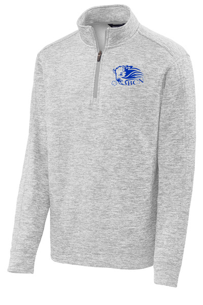 BCN Apparel ST226 Sport-Tek Unisex PosiCharge Electric Heather Fleece Quarter Zip Pullover (Silver Electric) BCN Apparel ST226 Sport-Tek Unisex PosiCharge Electric Heather Fleece Quarter Zip Pullover (Silver Electric)