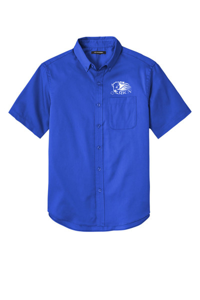 BCN Apparel W809 Port Authority Unisex Short Sleeve SuperPro React Twill Shirt (True Royal) BCN Apparel W809 Port Authority Unisex Short Sleeve SuperPro React Twill Shirt (True Royal)