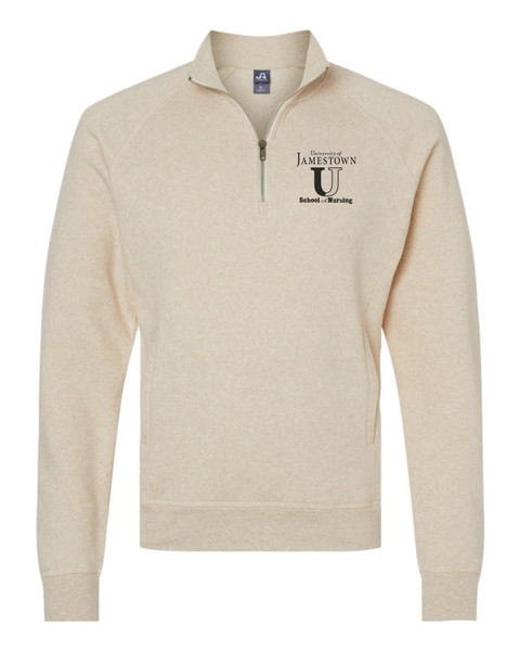 UJ Nursing 8869 J. America - Triblend Quarter-Zip Sweatshirt