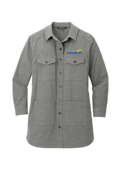 Park and Rec MM2021 Mercer+Mettle™ Women’s Long Sleeve Twill Overshirt (Light Anchor Grey) Park and Rec MM2021 Mercer+Mettle™ Women’s Long Sleeve Twill Overshirt (Light Anchor Grey)