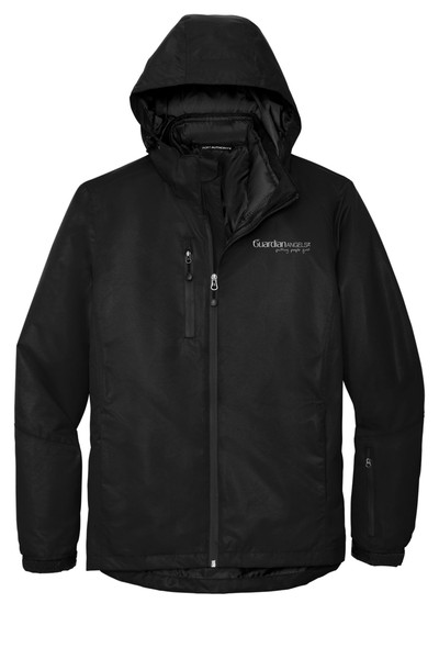 Guardian Angels J332 Port Authority® Vortex Waterproof 3-in-1 Jacket (Black)