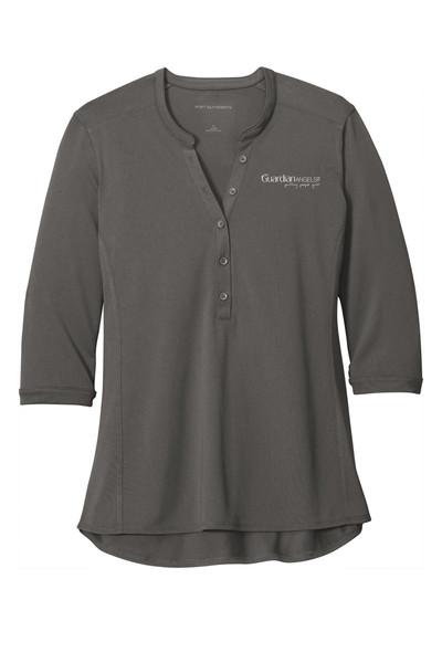 Guardian Angels LK750 Port Authority ® Ladies UV Choice Pique Henley (Sterling Grey) Guardian Angels LK750 Port Authority ® Ladies UV Choice Pique Henley (Sterling Grey)