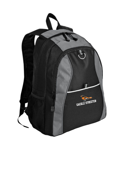 Gackle Streeter BG1020 Port Authority® Contrast Honeycomb Backpack (Grey-Black) Gackle Streeter BG1020 Port Authority® Contrast Honeycomb Backpack (Grey-Black)