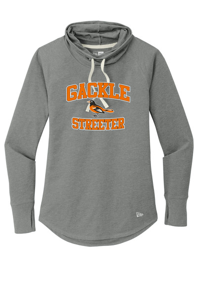 Gackle Streeter LNEA123 New Era ® Ladies Sueded Cotton Blend Cowl Tee (Shadow Grey Heather) Gackle Streeter LNEA123 New Era ® Ladies Sueded Cotton Blend Cowl Tee (Shadow Grey Heather)