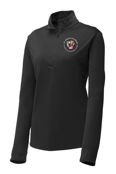 St. Johns Academy Mass Day LST357 Sport-Tek® Ladies PosiCharge® Competitor™ Quarter-Zip Pullover St. Johns Academy Mass Day LST357 Sport-Tek® Ladies PosiCharge® Competitor™ Quarter-Zip Pullover