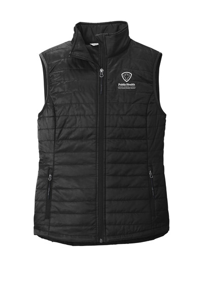 CCHD L851 Port Authority® Women's Packable Puffy Vest (Black) CCHD L851 Port Authority® Women's Packable Puffy Vest (Black)