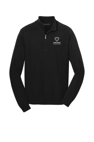 CCHD SW290 Port Authority® Half-Zip Sweater (Black)