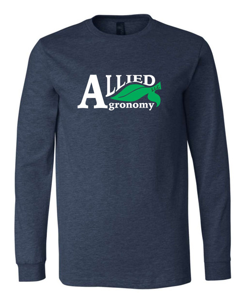 Allied Ag 3501CVC BELLA + CANVAS - Heather CVC Long Sleeve Tee (Full Front)