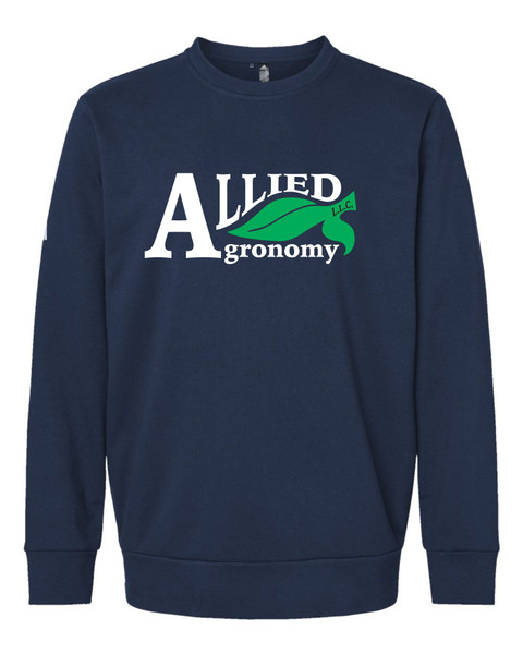 Allied Ag A434 Adidas - Fleece Crewneck Sweatshirt (Full Front)