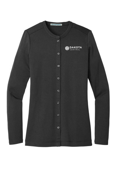 Dakota Central LM1008 Port Authority® Ladies Concept Stretch Button-Front Cardigan  (New Logo) Dakota Central LM1008 Port Authority® Ladies Concept Stretch Button-Front Cardigan  (New Logo)
