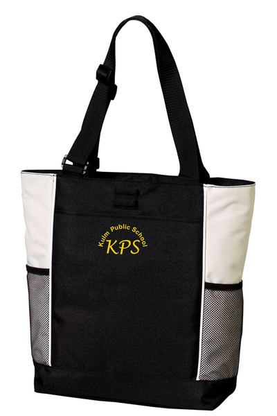 KPS B5160 Port Authority® Panel Tote (Black-Stone)