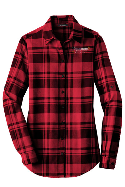 DRMC LW668 Port Authority® Women's Plaid Flannel Tunic DRMC LW668 Port Authority® Women's Plaid Flannel Tunic