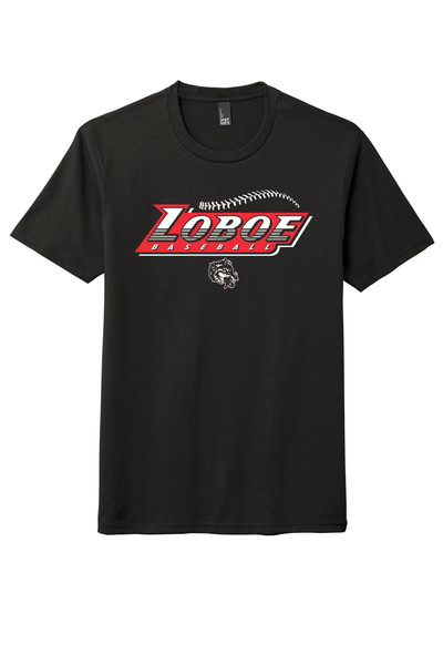 Loboe Baseball DM130 District ® Perfect Tri ® Tee (Black)